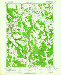 Cattaraugus New York Historical topographic map, 1:24000 scale, 7.5 X 7.5 Minute, Year 1963
