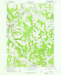 Cattaraugus New York Historical topographic map, 1:24000 scale, 7.5 X 7.5 Minute, Year 1963