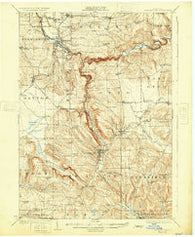 Cattaraugus New York Historical topographic map, 1:62500 scale, 15 X 15 Minute, Year 1923