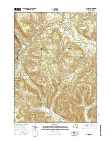 Cattaraugus New York Current topographic map, 1:24000 scale, 7.5 X 7.5 Minute, Year 2016