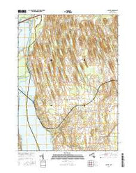 Cayuga New York Current topographic map, 1:24000 scale, 7.5 X 7.5 Minute, Year 2016