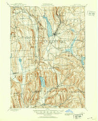 Cazenovia New York Historical topographic map, 1:62500 scale, 15 X 15 Minute, Year 1897