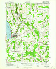 Cazenovia New York Historical topographic map, 1:24000 scale, 7.5 X 7.5 Minute, Year 1943