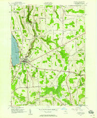 Cazenovia New York Historical topographic map, 1:24000 scale, 7.5 X 7.5 Minute, Year 1943
