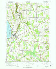 Cazenovia New York Historical topographic map, 1:24000 scale, 7.5 X 7.5 Minute, Year 1943