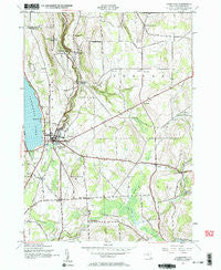 Cazenovia New York Historical topographic map, 1:24000 scale, 7.5 X 7.5 Minute, Year 1943