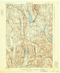Cazenovia New York Historical topographic map, 1:62500 scale, 15 X 15 Minute, Year 1899