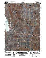 Cazenovia New York Historical topographic map, 1:24000 scale, 7.5 X 7.5 Minute, Year 2010