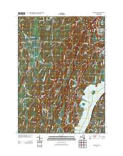 Cementon New York Historical topographic map, 1:24000 scale, 7.5 X 7.5 Minute, Year 2013