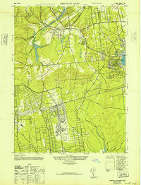 Central Islip New York Historical topographic map, 1:24000 scale, 7.5 X 7.5 Minute, Year 1947