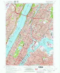 Central Park New York Historical topographic map, 1:24000 scale, 7.5 X 7.5 Minute, Year 1966