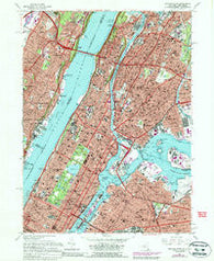 Central Park New York Historical topographic map, 1:24000 scale, 7.5 X 7.5 Minute, Year 1966