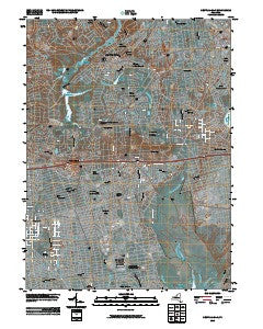 Central Islip New York Historical topographic map, 1:24000 scale, 7.5 X 7.5 Minute, Year 2010