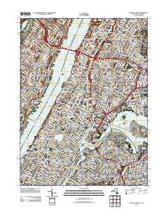 Central Park New York Historical topographic map, 1:24000 scale, 7.5 X 7.5 Minute, Year 2011