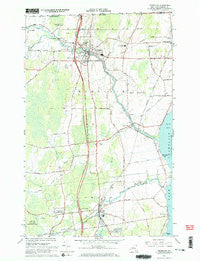 Champlain New York Historical topographic map, 1:24000 scale, 7.5 X 7.5 Minute, Year 1966