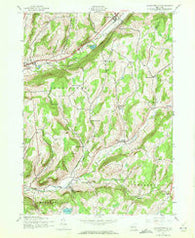 Charlotteville New York Historical topographic map, 1:24000 scale, 7.5 X 7.5 Minute, Year 1943
