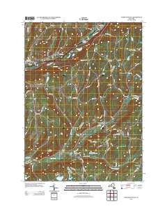 Charlotteville New York Historical topographic map, 1:24000 scale, 7.5 X 7.5 Minute, Year 2013