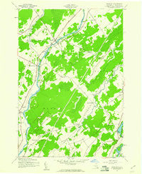 Chase Mills New York Historical topographic map, 1:24000 scale, 7.5 X 7.5 Minute, Year 1942