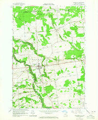 Chateaugay New York Historical topographic map, 1:24000 scale, 7.5 X 7.5 Minute, Year 1964