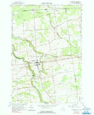 Chateaugay New York Historical topographic map, 1:24000 scale, 7.5 X 7.5 Minute, Year 1964