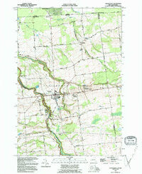 Chateaugay New York Historical topographic map, 1:24000 scale, 7.5 X 7.5 Minute, Year 1993