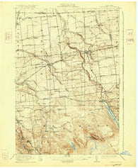 Chateaugay New York Historical topographic map, 1:62500 scale, 15 X 15 Minute, Year 1915