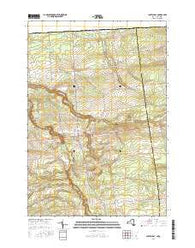 Chateaugay New York Current topographic map, 1:24000 scale, 7.5 X 7.5 Minute, Year 2016