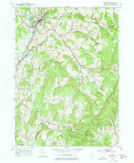 Chatham New York Historical topographic map, 1:24000 scale, 7.5 X 7.5 Minute, Year 1953