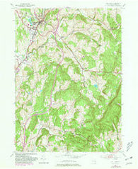 Chatham New York Historical topographic map, 1:24000 scale, 7.5 X 7.5 Minute, Year 1953