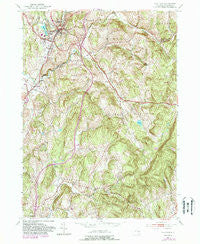 Chatham New York Historical topographic map, 1:24000 scale, 7.5 X 7.5 Minute, Year 1953