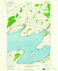 Chaumont New York Historical topographic map, 1:24000 scale, 7.5 X 7.5 Minute, Year 1958