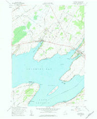 Chaumont New York Historical topographic map, 1:24000 scale, 7.5 X 7.5 Minute, Year 1958