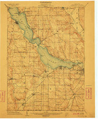 Chautaqua New York Historical topographic map, 1:62500 scale, 15 X 15 Minute, Year 1904