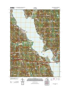 Chautauqua New York Historical topographic map, 1:24000 scale, 7.5 X 7.5 Minute, Year 2013