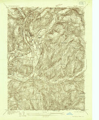 Chenango Forks New York Historical topographic map, 1:24000 scale, 7.5 X 7.5 Minute, Year 1935