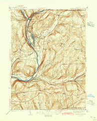 Chenango Forks New York Historical topographic map, 1:31680 scale, 7.5 X 7.5 Minute, Year 1942