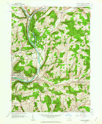 Chenango Forks New York Historical topographic map, 1:24000 scale, 7.5 X 7.5 Minute, Year 1960