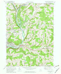 Chenango Forks New York Historical topographic map, 1:24000 scale, 7.5 X 7.5 Minute, Year 1968