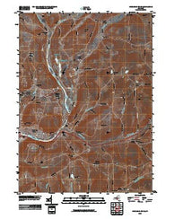 Chenango Forks New York Historical topographic map, 1:24000 scale, 7.5 X 7.5 Minute, Year 2010