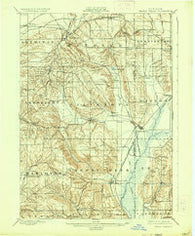 Cherry Creek New York Historical topographic map, 1:62500 scale, 15 X 15 Minute, Year 1900