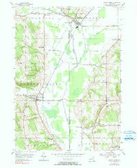 Cherry Creek New York Historical topographic map, 1:24000 scale, 7.5 X 7.5 Minute, Year 1954