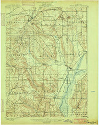 Cherry Creek New York Historical topographic map, 1:62500 scale, 15 X 15 Minute, Year 1900