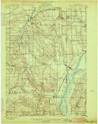 Cherry Creek New York Historical topographic map, 1:62500 scale, 15 X 15 Minute, Year 1900