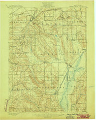 Cherry Creek New York Historical topographic map, 1:62500 scale, 15 X 15 Minute, Year 1900