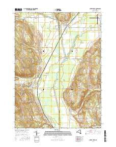 Cherry Creek New York Current topographic map, 1:24000 scale, 7.5 X 7.5 Minute, Year 2016