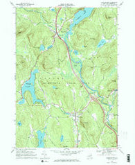 Chestertown New York Historical topographic map, 1:24000 scale, 7.5 X 7.5 Minute, Year 1968