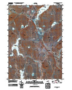 Chestertown New York Historical topographic map, 1:24000 scale, 7.5 X 7.5 Minute, Year 2010