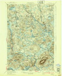 Childwold New York Historical topographic map, 1:62500 scale, 15 X 15 Minute, Year 1922