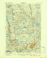 Childwold New York Historical topographic map, 1:62500 scale, 15 X 15 Minute, Year 1922