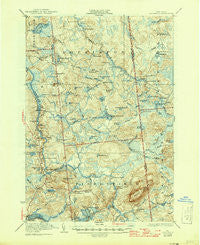 Childwold New York Historical topographic map, 1:62500 scale, 15 X 15 Minute, Year 1922